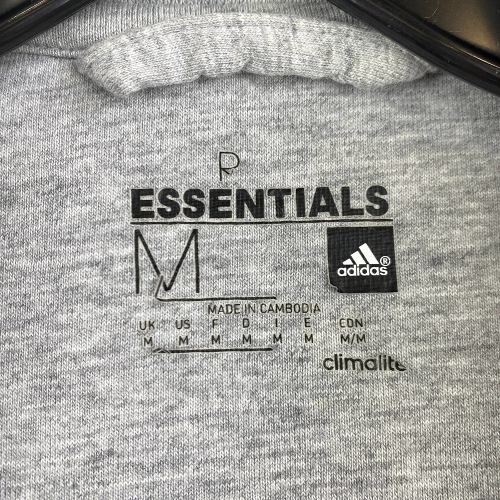 Adidas Essentials Gray Zip Jacket - image 2
